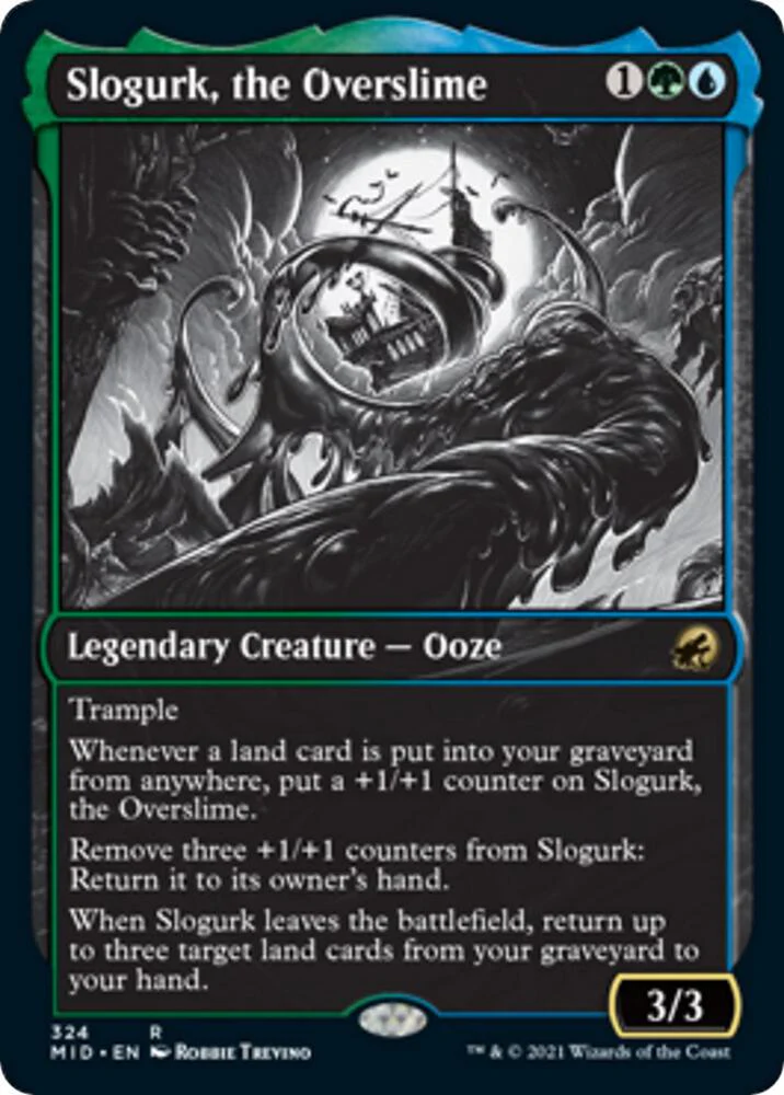 Slogurk the Overslime Showcase 324/277 (Innistrad: Midnight Hunt)  - Foil