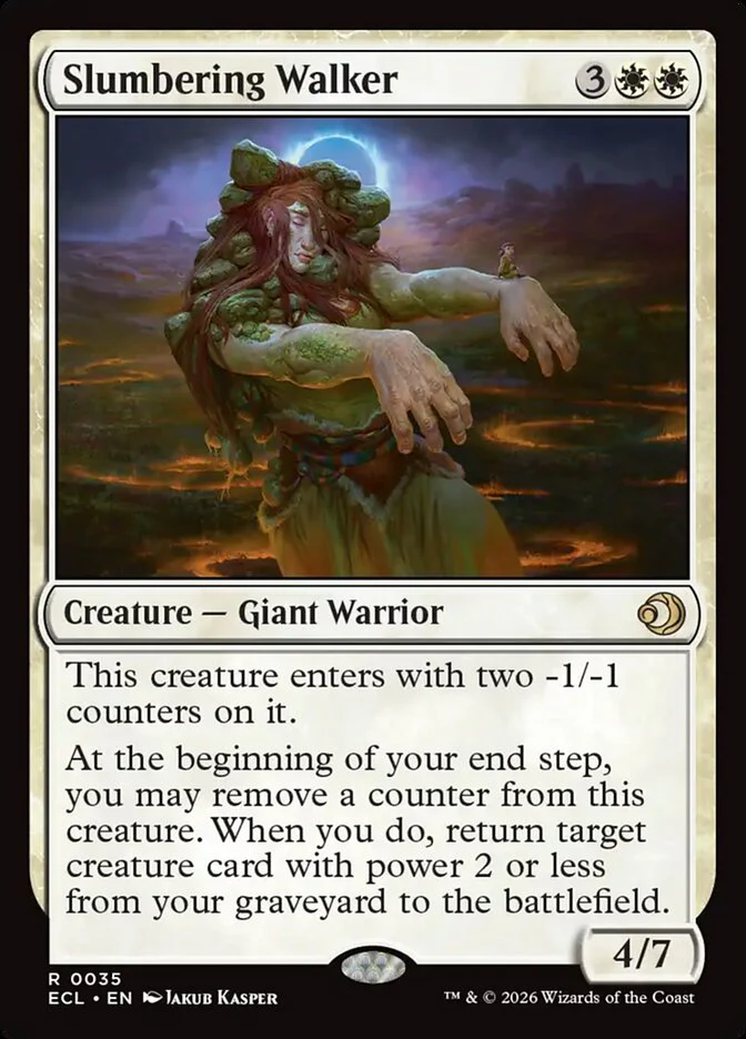 Slumbering Walker 35/273 (Lorwyn Eclipsed)