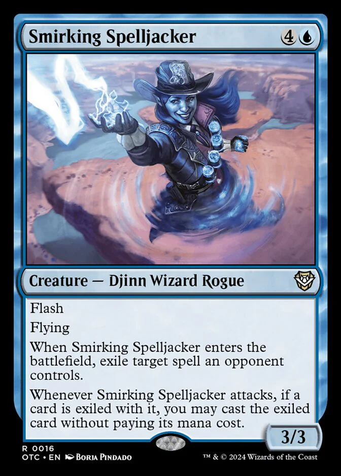 Smirking Spelljacker 16/342 (Commander: Outlaws of Thunder Junction)