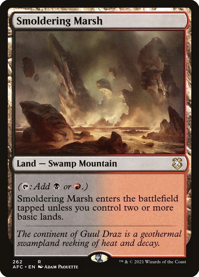 Smoldering Marsh 262/62 (Commander: Adventures in the Forgotten Realms)