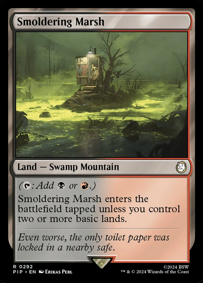 Smoldering Marsh 292/326 (Universes Beyond: Fallout)