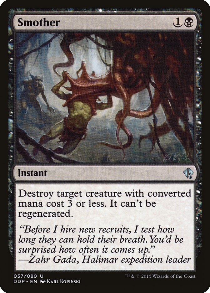 Smother 57/80 (Duel Decks: Zendikar vs. Eldrazi)