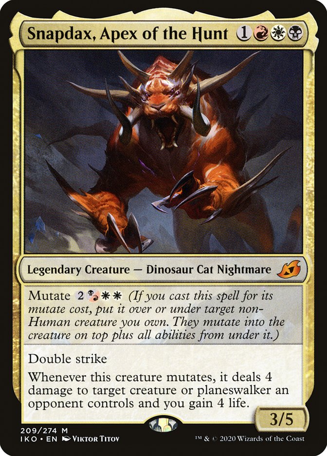 Snapdax, Apex of the Hunt 209/274 (Ikoria: Lair of Behemoths)