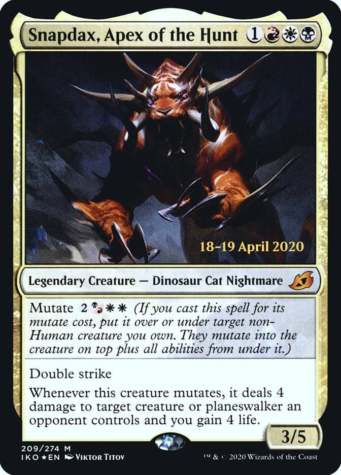 Snapdax Apex of the Hunt 209s/137 (Prerelease Cards)  - Foil