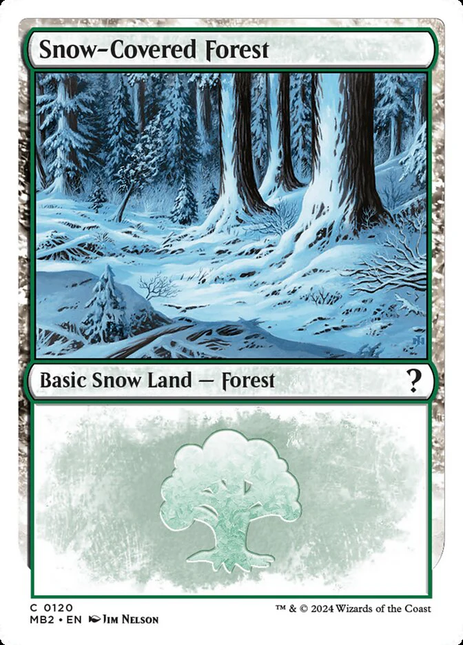 Snow-Covered Forest 120/390 (Mystery Booster 2)