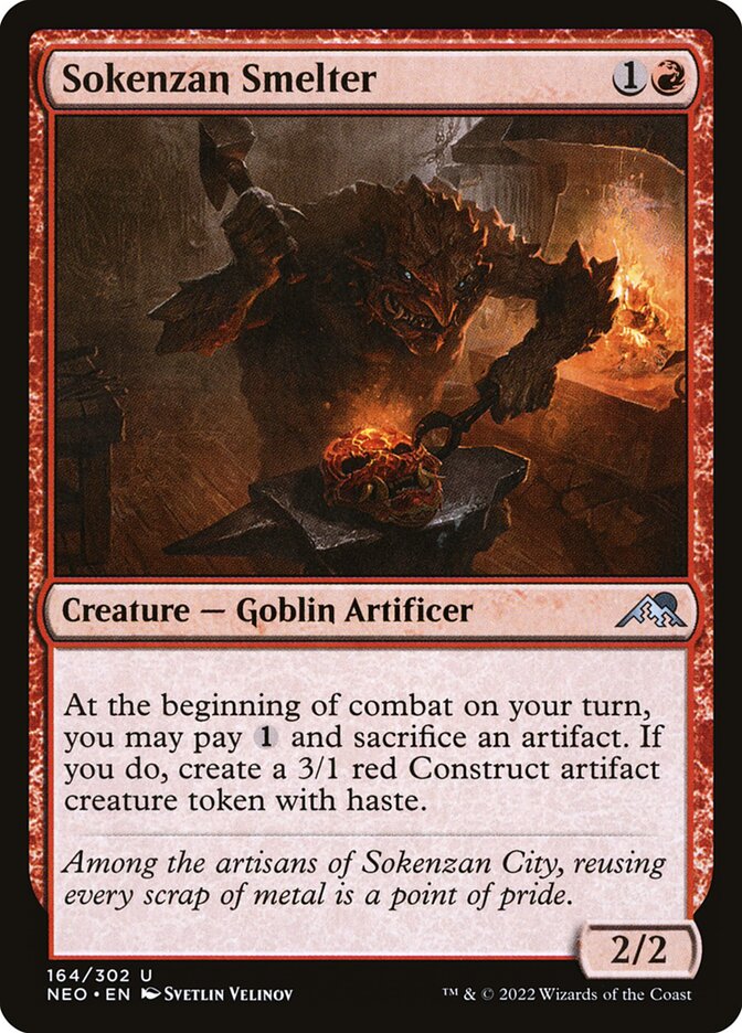 Sokenzan Smelter 164/302 (Kamigawa: Neon Dynasty) - Foil