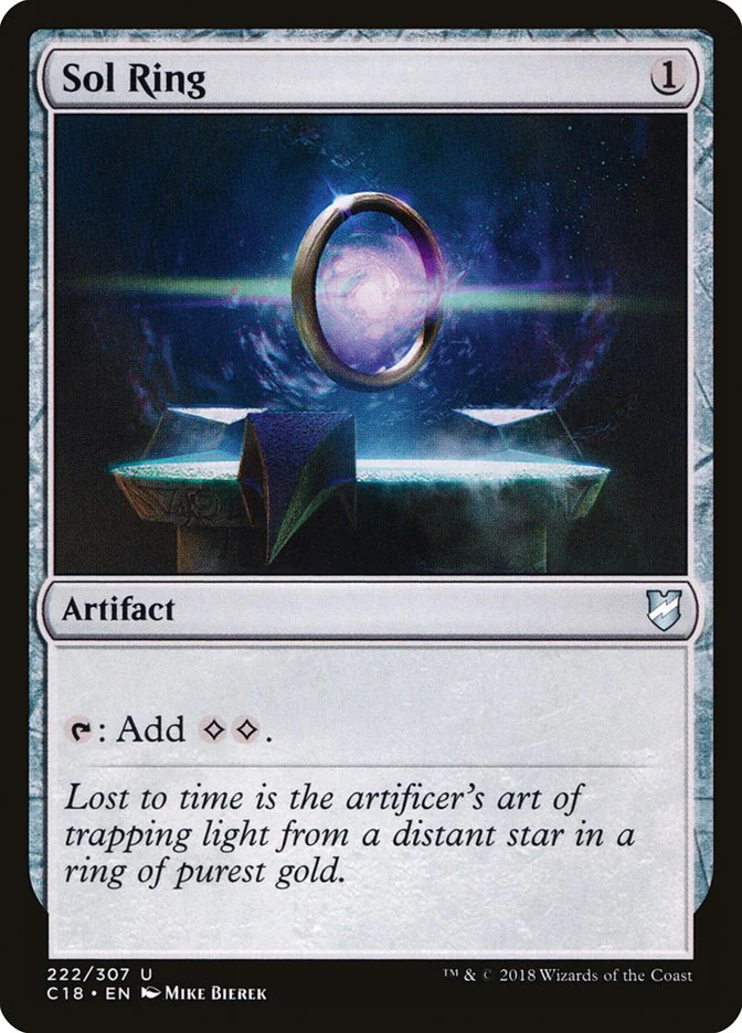 Sol Ring 222/307 (Commander 2018)