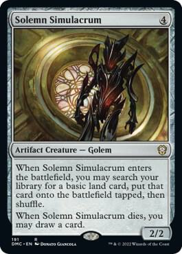 Solemn Simulacrum 191/50 (Commander: Dominaria United)