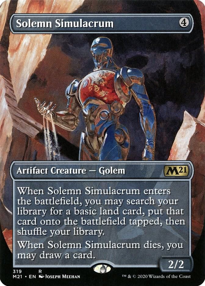 Solemn Simulacrum Alternate Art 319/274 (Core Set 2021)