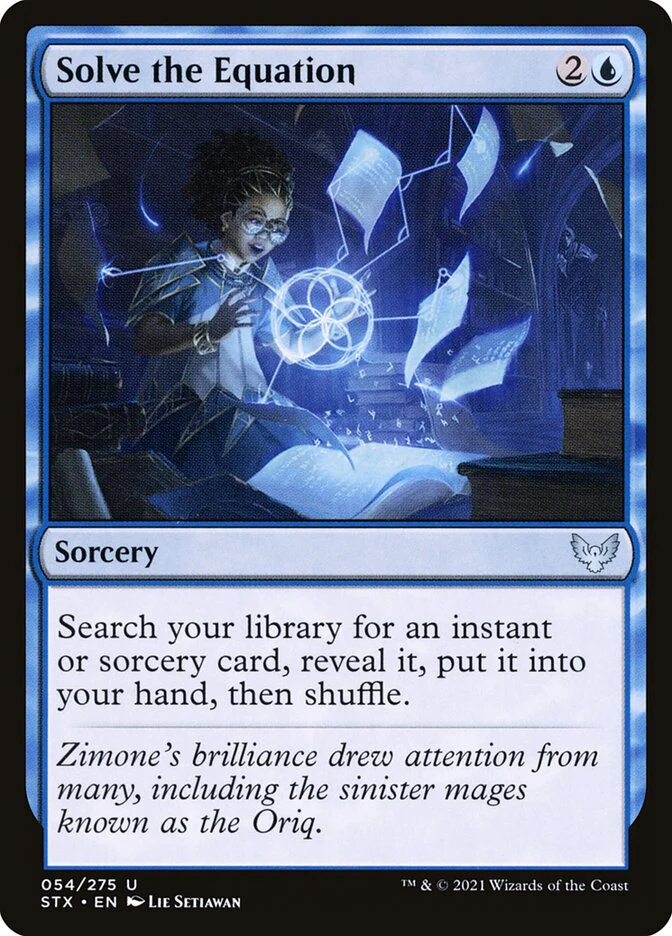 Solve the Equation 54 (Strixhaven: School of Mages)