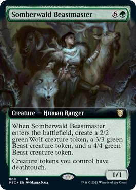 Somberwald Beastmaster Extended Art 68/38 (Commander: Innistrad: Midnight Hunt)
