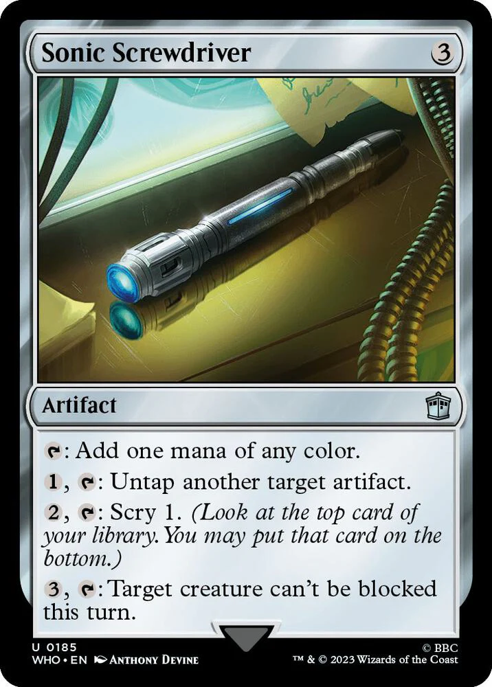 Sonic Screwdriver 185/331 (Universes Beyond: Doctor Who)