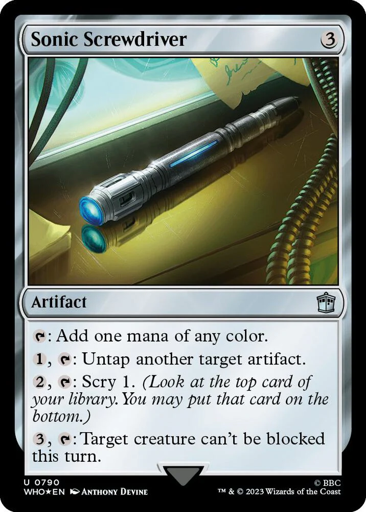 Sonic Screwdriver 790/331 (Universes Beyond: Doctor Who)  - Surge Foil
