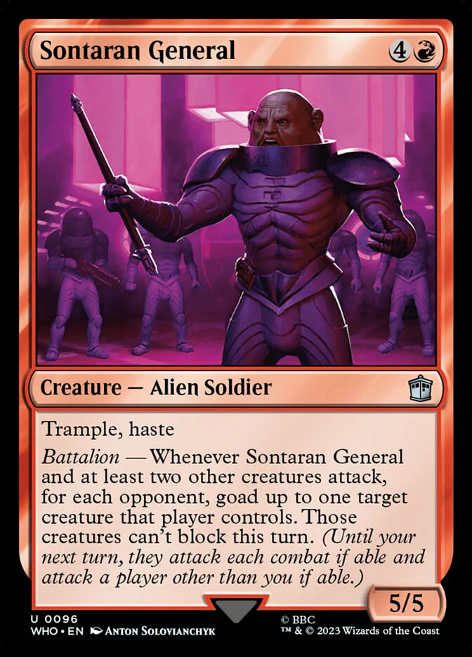 Sontaran General 96/331 (Universes Beyond: Doctor Who)