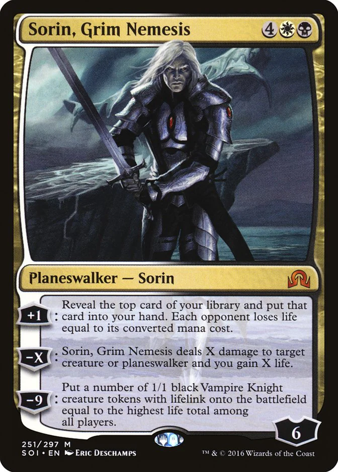 Sorin Grim Nemesis 251 (Shadows over Innistrad)  - Foil