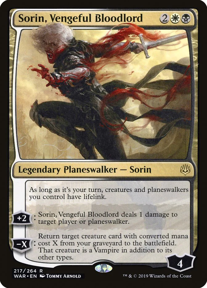 Sorin, Vengeful Bloodlord 217 (War of the Spark)