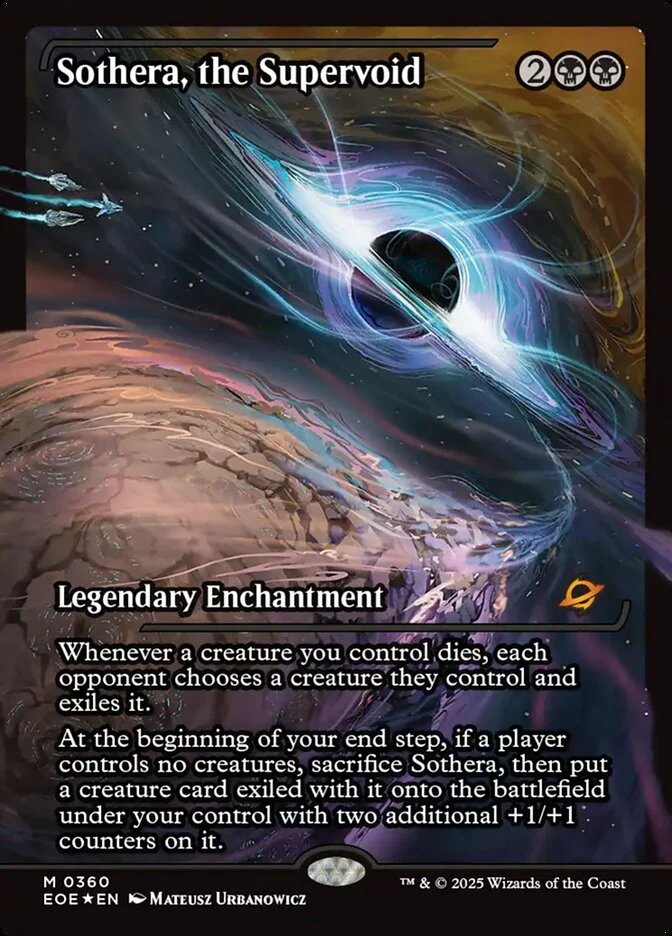 Sothera, the Supervoid 360/276 (Edge of Eternities) - Showcase Foil
