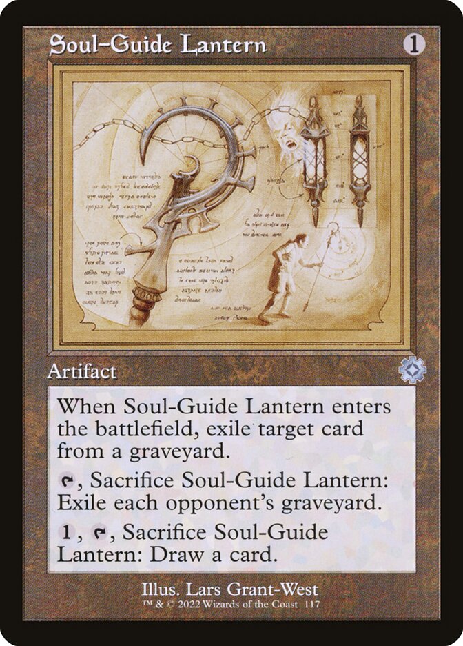 Soul Guide Lantern Schematic 117 (The Brothers' War: Retro Frame Artifacts)