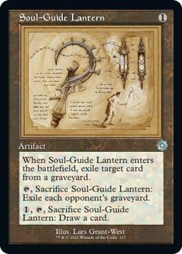 Soul Guide Lantern Schematic 117 (The Brothers' War: Retro Frame Artifacts)  - Foil