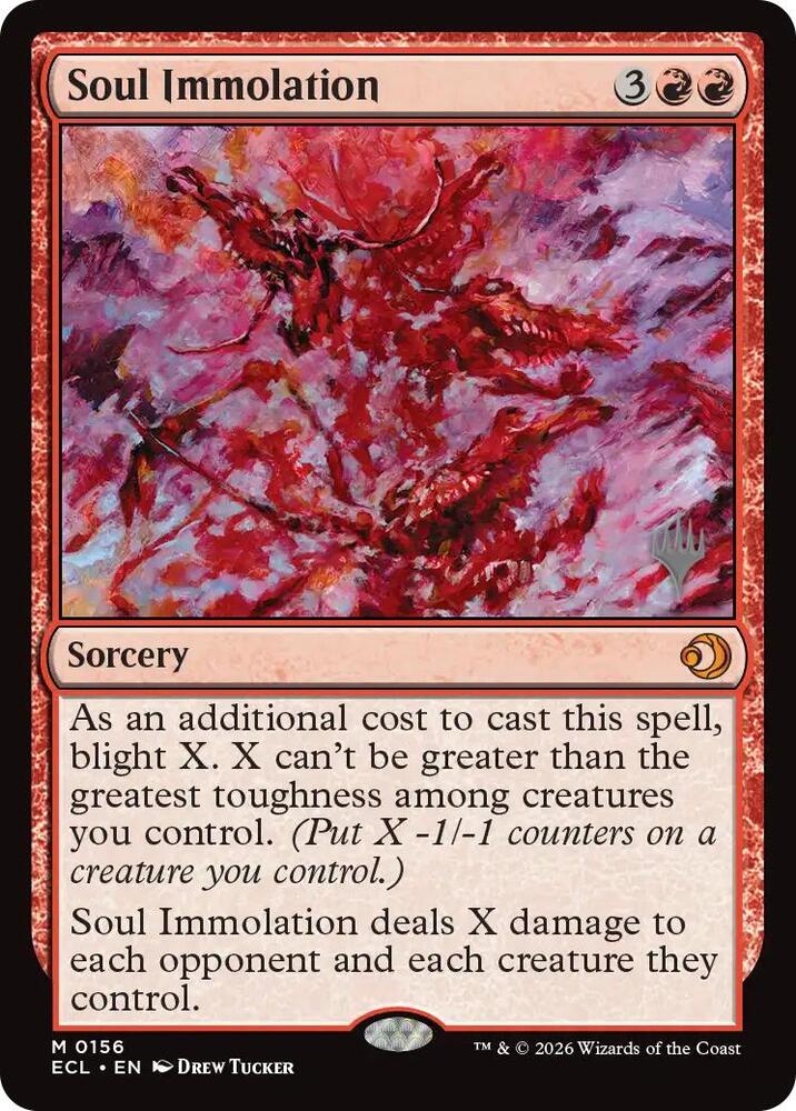 Soul Immolation 156p/87 (Promo Pack: Lorwyn Eclipsed)