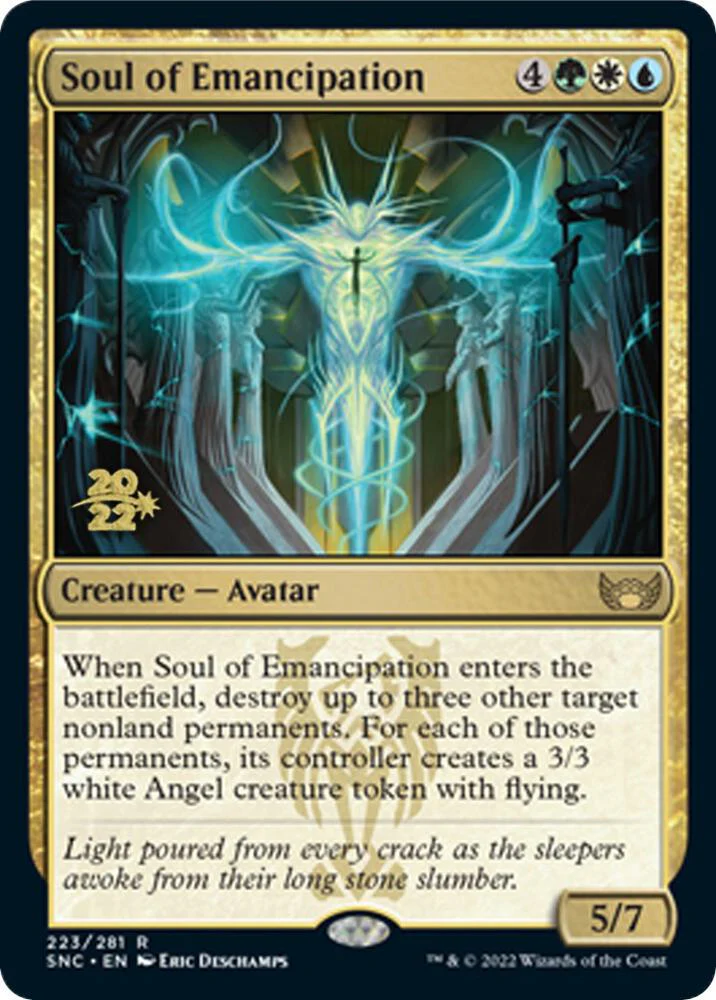 Soul of Emancipation 223s/161 (Prerelease Cards)  - Foil