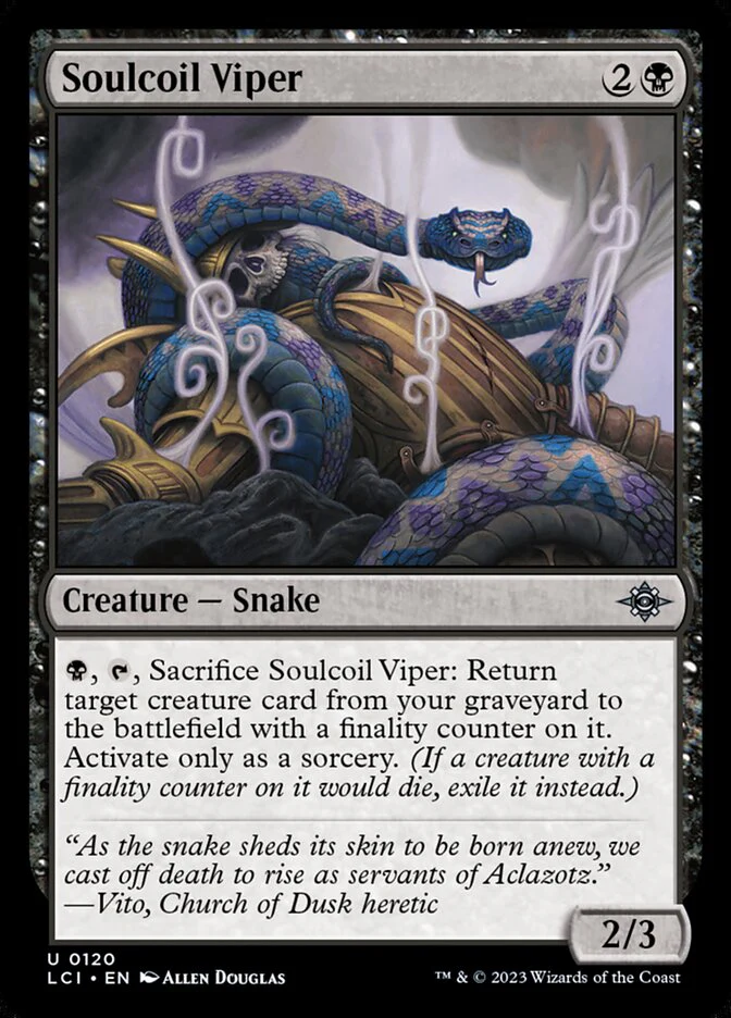 Soulcoil Viper 120/291 (The Lost Caverns of Ixalan)