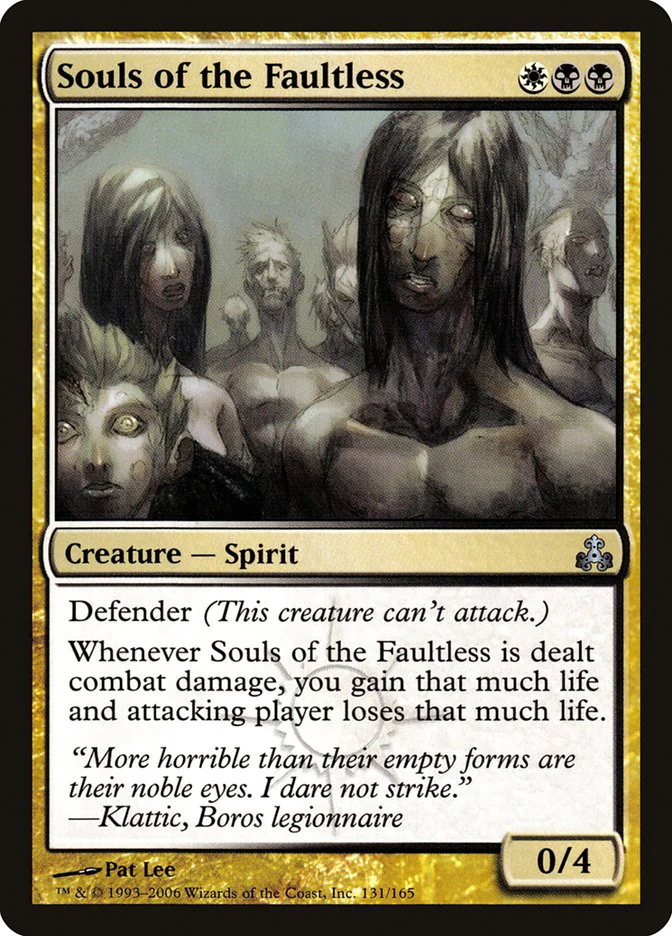Souls of the Faultless 131/165 (Guildpact)  - Foil