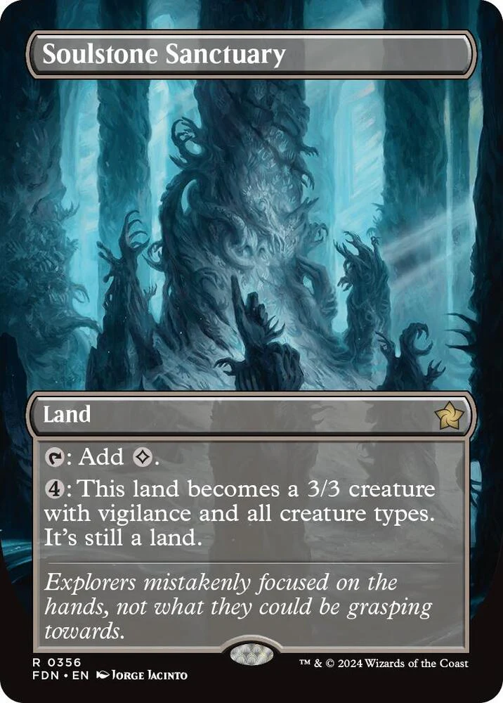 Soulstone Sanctuary 356/291 (Foundations)  - Borderless Foil