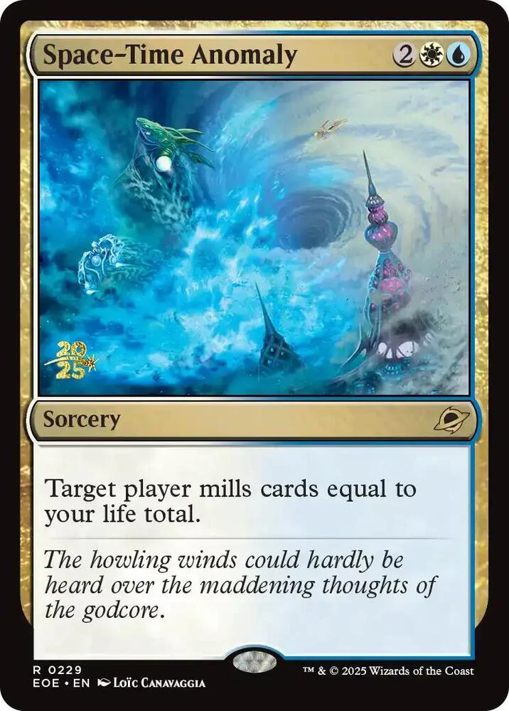 Space Time Anomaly 229s/160 (Prerelease Cards)  - Foil