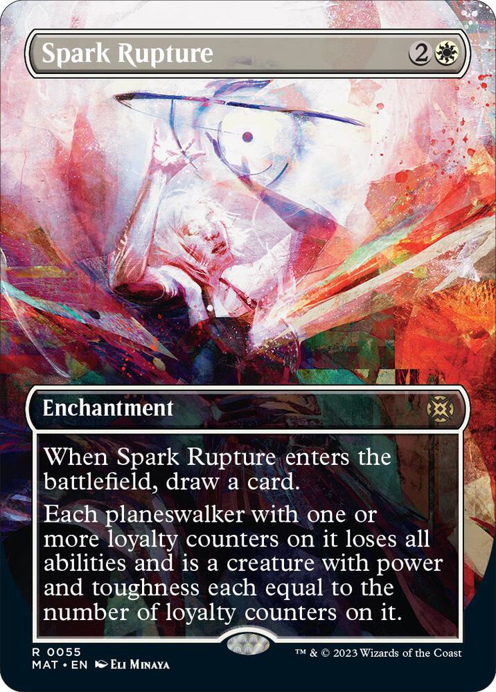 Spark Rupture 55/50 (March of the Machine: The Aftermath)  - Borderless Foil