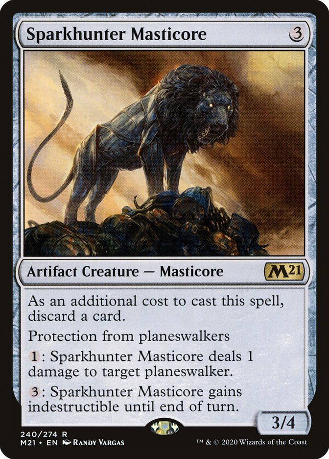 Sparkhunter Masticore 240/274 (Core Set 2021)