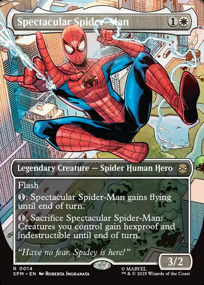 Spectacular Spider-Man 14 (Marvel's Spider-Man)  - Borderless Foil