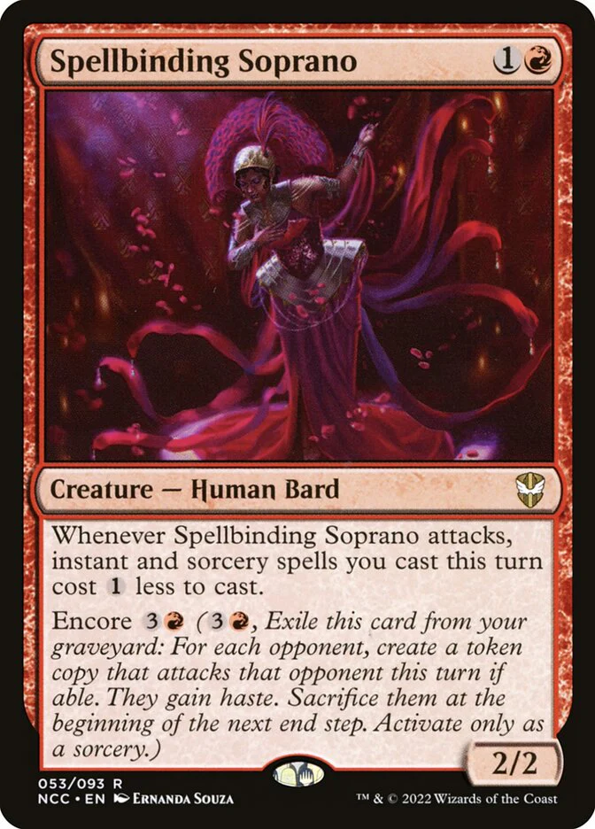 Spellbinding Soprano 53/93 (Commander: Streets of New Capenna)