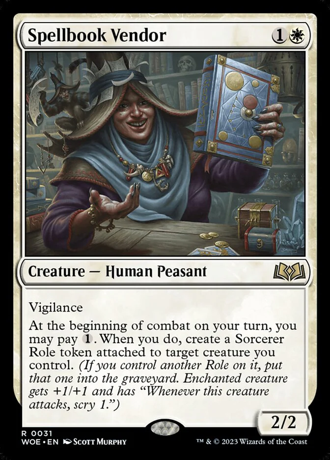 Spellbook Vendor 31/276 (Wilds of Eldraine)