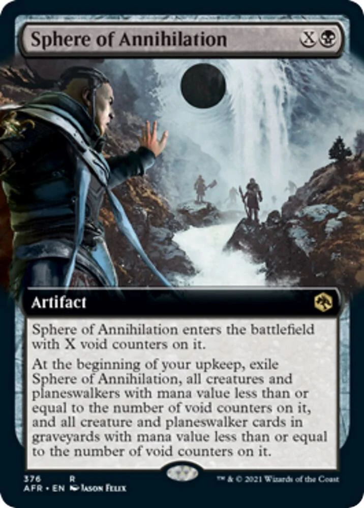 Sphere of Annihilation Extended Art 376/281 (Adventures in the Forgotten Realms)  - Foil