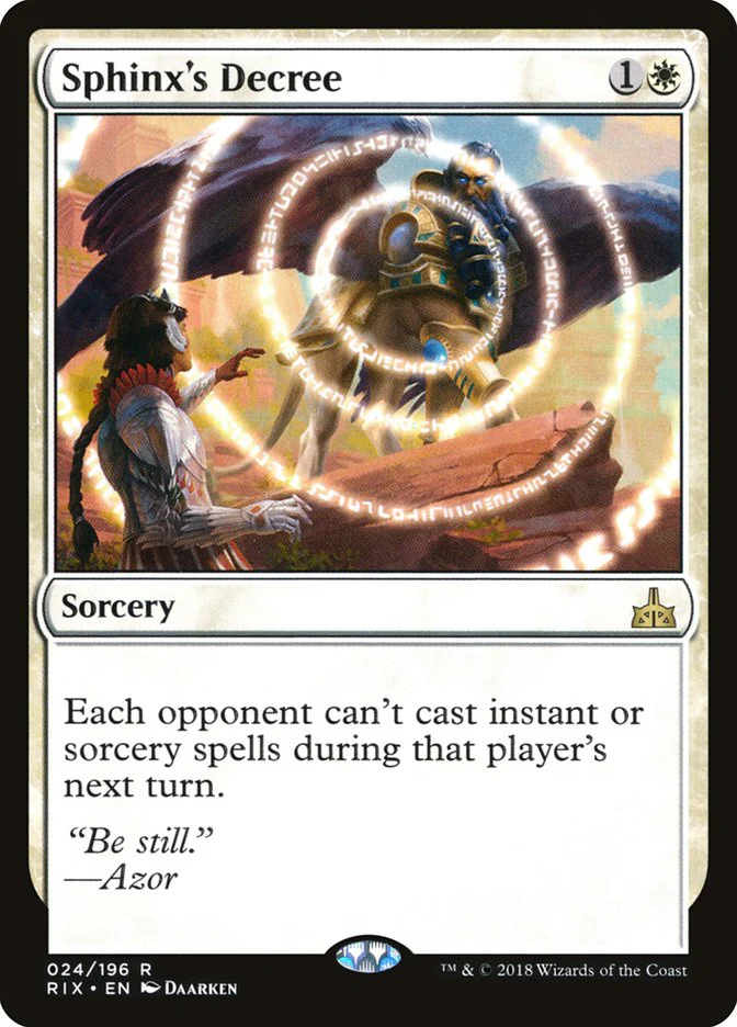 Sphinx's Decree 24/196 (Rivals of Ixalan)