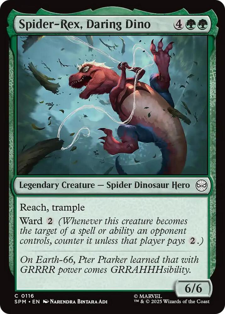 Spider-Rex, Daring Dino 116/198 (Marvel's Spider-Man)