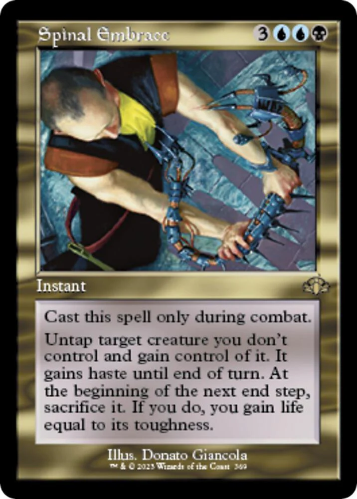 Spinal Embrace 369/261 (Dominaria Remastered)  - Retro Foil