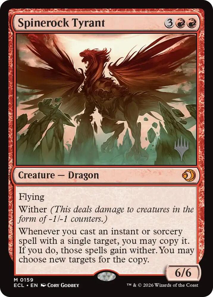 Spinerock Tyrant 159p/87 (Promo Pack: Lorwyn Eclipsed)