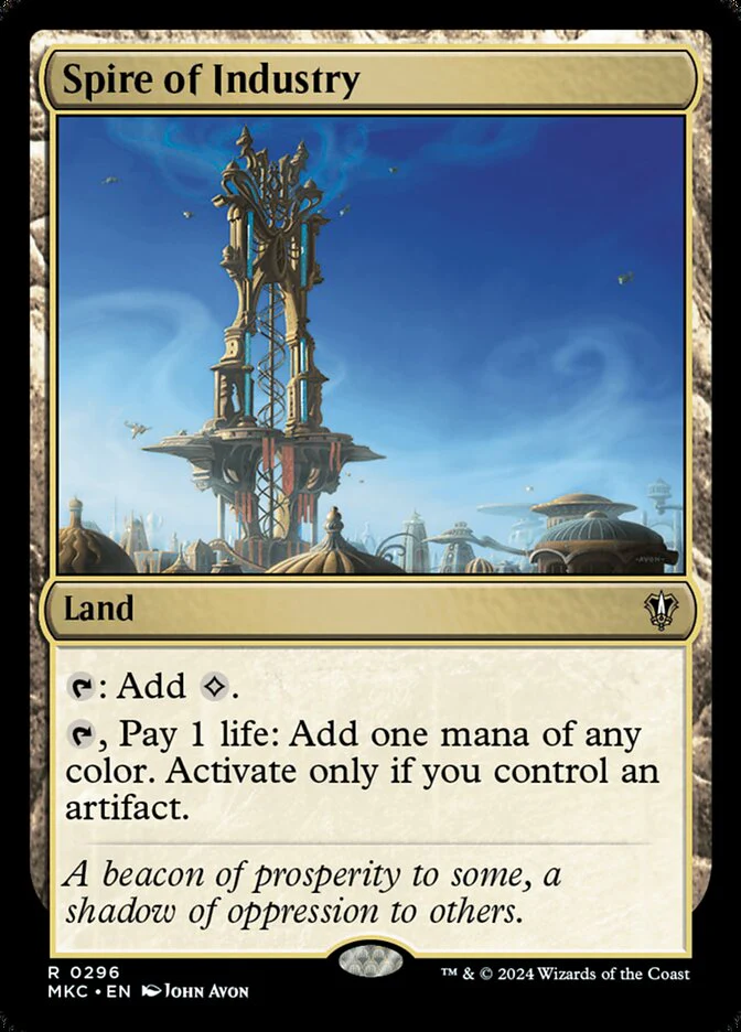 Spire of Industry 296/311 (Commander: Murders at Karlov Manor)