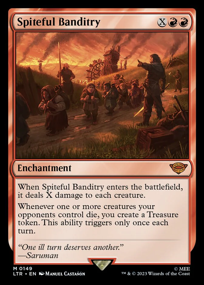 Spiteful Banditry 149/281 (Universes Beyond: The Lord of the Rings: Tales of Middle-earth)  - Foil