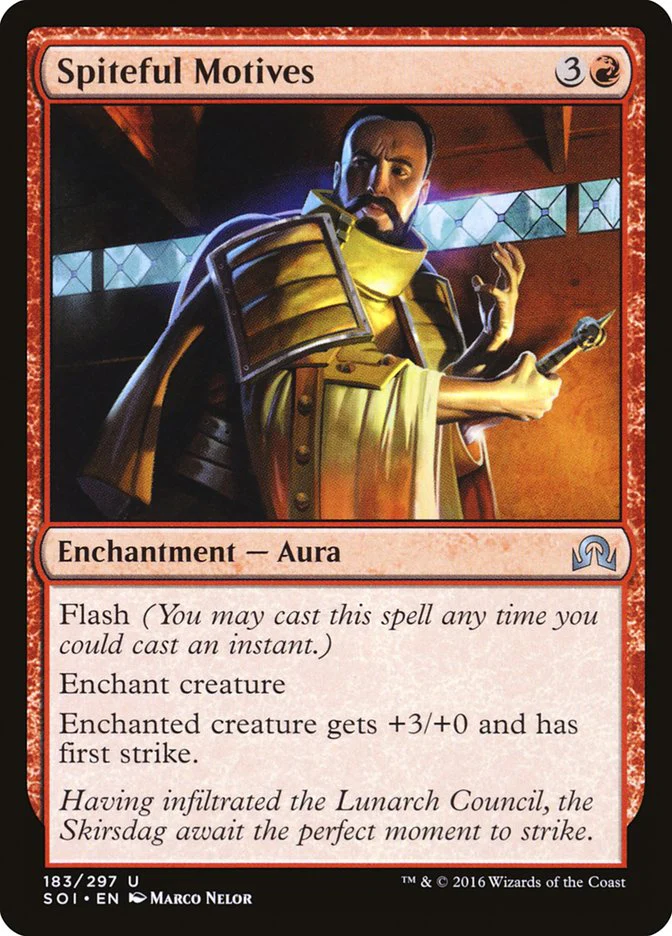 Spiteful Motives 183/297 (Shadows over Innistrad) - Foil