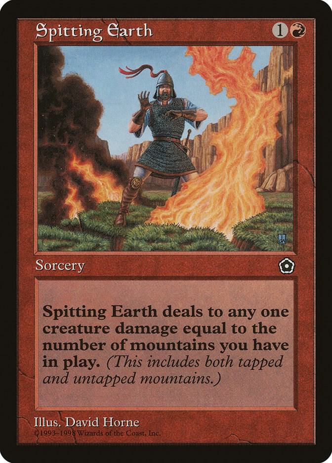 Spitting Earth 116/165 (Portal Second Age)