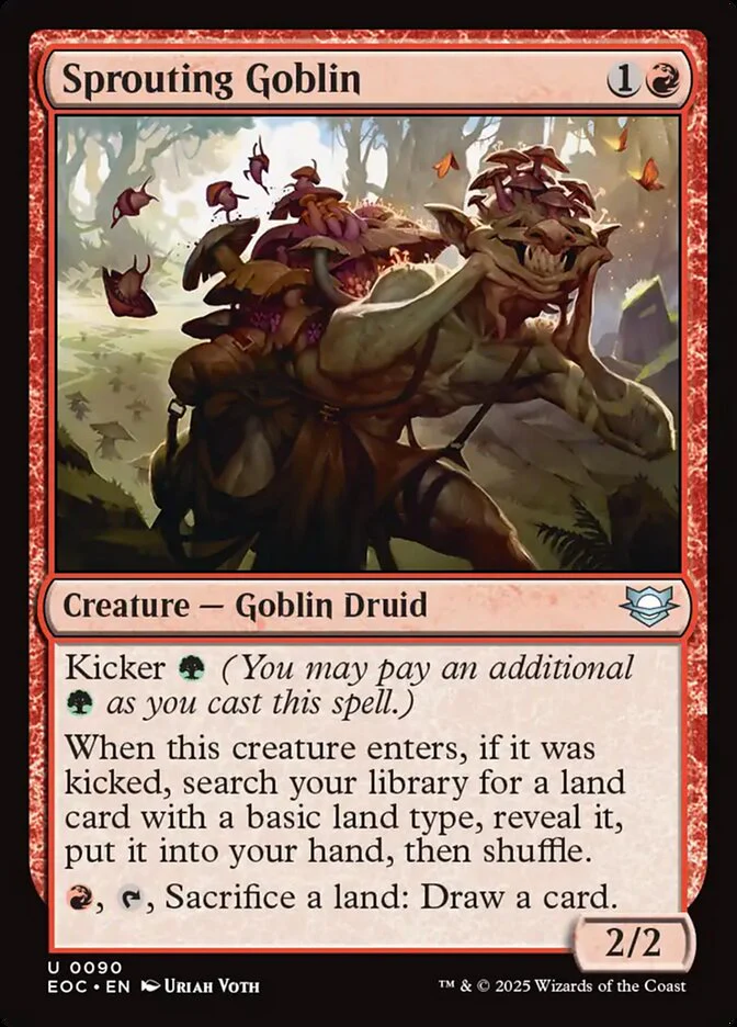 Sprouting Goblin 90/191 (Commander: Edge of Eternities)