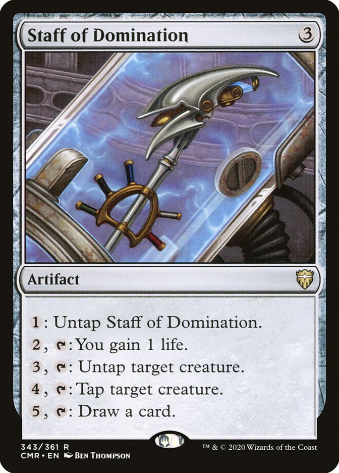 Staff of Domination 343 (Commander Legends)  - Foil