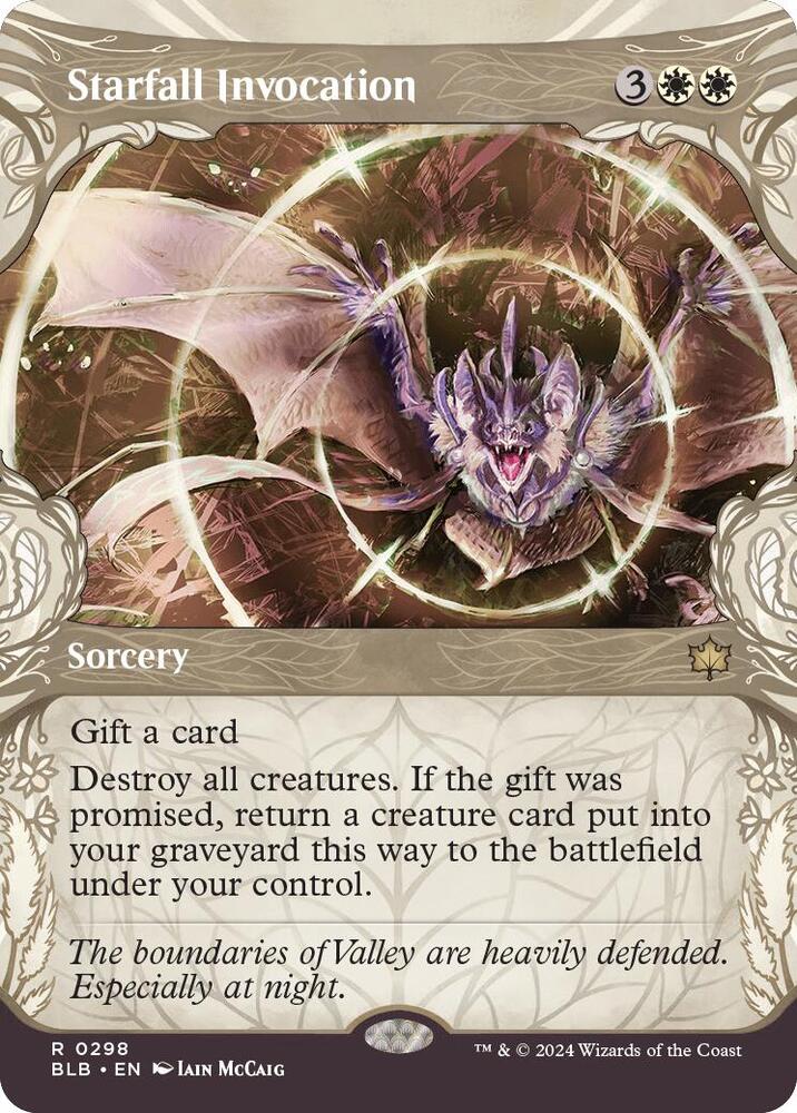 Starfall Invocation 298 (Bloomburrow)