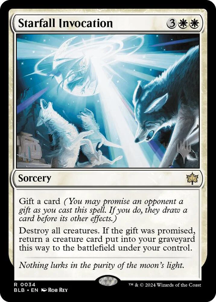 Starfall Invocation 34 (Promo Pack: Bloomburrow)