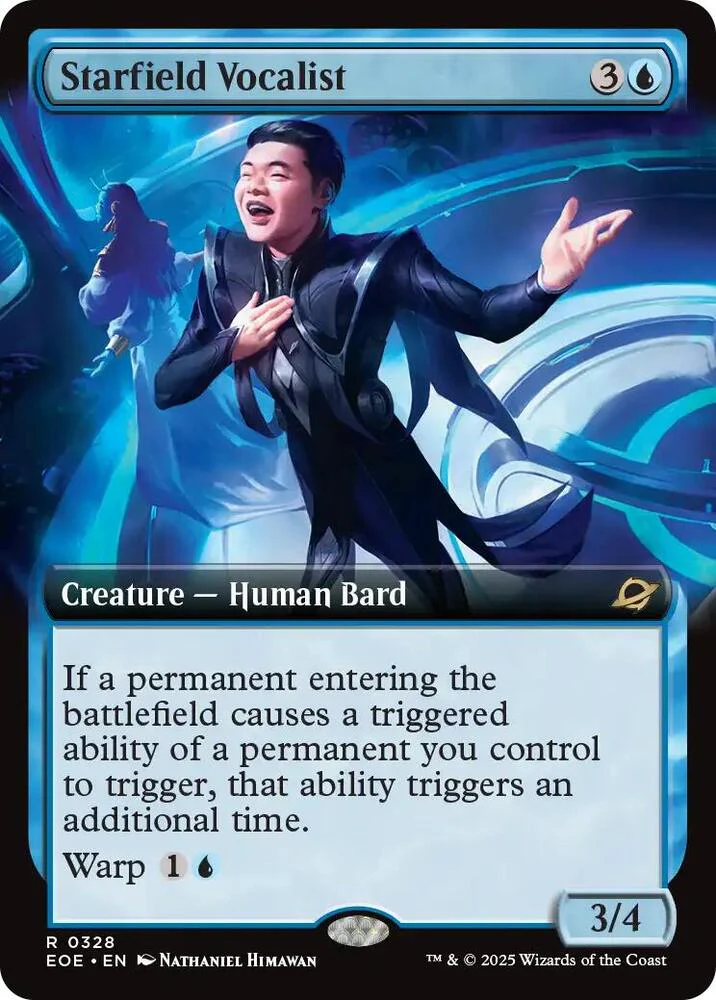 Starfield Vocalist  328/276 (Edge of Eternities)  - Extended Art Foil