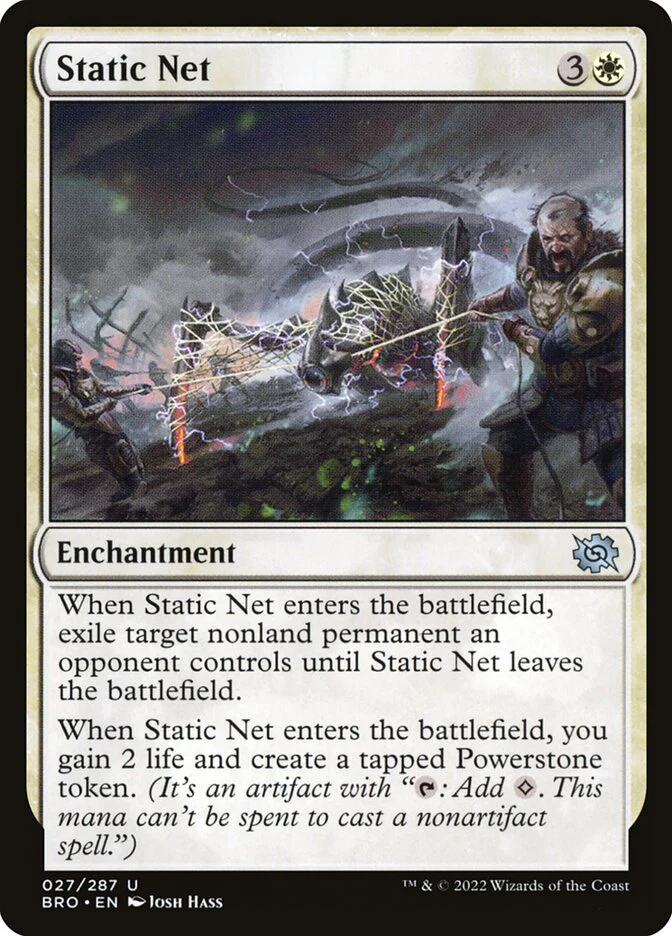 Static Net 27/287 (The Brothers' War)  - Foil
