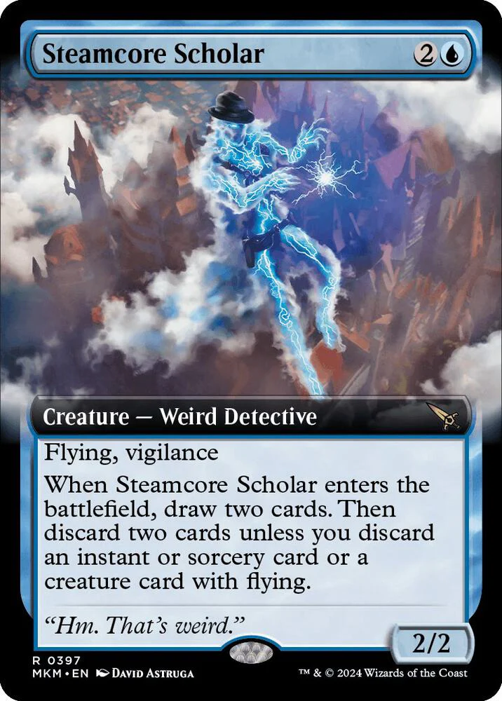 Steamcore Scholar 397/286 (Murders at Karlov Manor)  - Extended Art Foil